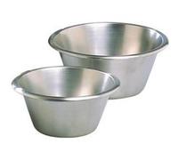 Bassine pâtissière professionnelle à fond plat - Contenance 4,5 L G