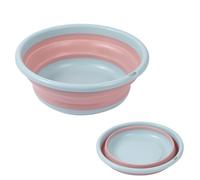 Bassine Pliable, Pliable Bassine Pliable Vaisselle Bol Bassine Pliable Camping Cuvette Pliante, Pliable Vaisselle Bol Bassine Pliable Bassine Lavabo Pliable Rond en Silicone, 17 * 25 * 10.5cm
