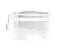 Bassine pliable transparente avec poignées pour vêtements, jardin, pique-nique, cuisine, voyage, plage, patio, ferme