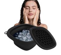 Bassine pour le visage pour forme intégrée, portable, réutilisable | Bol pliable pour le visage avec forme de cube intégrée, anti-gonflement et raffermissement, soin de la peau pour la maison et