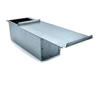 Bassine pour Pan carré de 20 x 10 x 10 (H.) cm en tôle aluminisé professionnelle