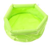 Bassine pour Tremper les Pieds Pliable Gonflable 8l en Pvc Vert