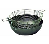 Bassine professionnelle à friture bombée/ friteuse compléte - Contenance 12,2 L G