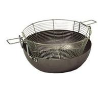 Bassine professionnelle à friture bombée/ friteuse compléte - Contenance 17,3 L G