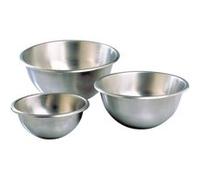 Bassine professionnelle demi-ronde/Ou cul de poule. Acier inoxydable - Contenance 6,5 L G