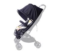 Bassinet Stroller Cover - UPF50+ Canopy Extender for Full Baby Protection | Breathable Two Way Zipper Shield Blocking UV Rays, Dust and Providing Comfortable and Safe Coverage