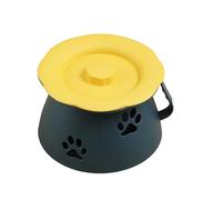 bassins de lit, Pot de chambre for adultes et enfants, bassin de toilettes portables avec couvercle et poignée, Pot d'urinoir crachoir, seau multifonctionnel for la maison(Yellow)