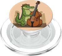 Bassiste Alligator Stand Up PopSockets PopGrip pour MagSafe