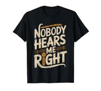 Bassiste De Jazz Humour Personne N'entend La Basse T-Shirt