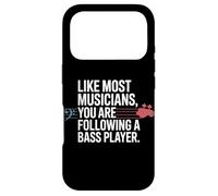 Bassiste Like Most Musicians You are Following A Bass Player Coque pour iPhone 17 Pro