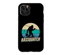 Bassquatch Retro Bigfoot Design de pêche Coque pour iPhone 11 Pro