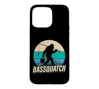 Bassquatch Retro Bigfoot Design de pêche Coque pour iPhone 15 Pro Max