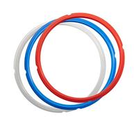 Bassulouda Paquet de 3 Anneaux D'éTanchéIté pour Ninja Foodi 8 Pintes Accessoires de Joint en Silicone Remplacement de Scellant en Caoutchouc pour Friteuse à Air