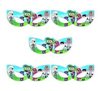 Bast Boy Masque décoratif pour les yeux - Décoration de fête d'anniversaire de super-héros pour mur, porte ou cabine photo inspirée du dessin animé - Fêtes amusantes et réutilisables et événements de