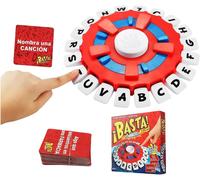 Basta Juego De Mesa Español -Juego De Mesa Basta En Español, Latin Spanish Think A Words Game, Jeux de société familiaux rapides, Juego basta en español, Juguete Educativo en Español