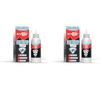 BastaPoux® Traitement Anti-Poux et Lentes - 1 Application Suffit - Actif Naturel Breveté Crystalysine® - Sans Peignage - Non Gras & Facile à Rincer - Enfants & Femmes Enceintes (Lot de 2)