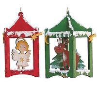 Bastel-s petra'news a-lTH33ER petra 2 lanternes kits d'ange et renne