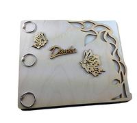 Bastel-s Petra'News A-MEB3025SC Petra mémoire de Livre 'Jugendstil II', Papier, Bois, Dimensions env. 25 x 20,5 cm