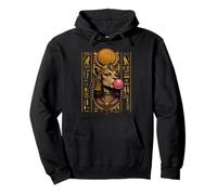 Bastet Bubblegum Hiéroglyphics Déesse du Chat égyptienne Sweat à Capuche