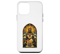 Bastet Cat Goddess Antique Egypte Vitrail Egypte Coque pour iPhone 12 Mini