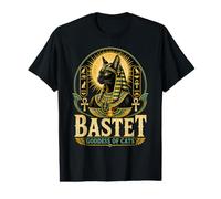 Bastet Déesse égyptienne Mythologie des Amoureux des Chats T-Shirt Graphique avec Valeur