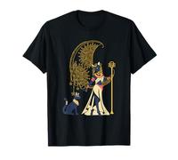 Bastet Egypte Ancienne Déesse du Chat Croissant de Lune T-Shirt