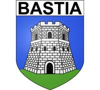 Bastia 20 ville Stickers blason autocollant adhésif - Taille : 4 cm