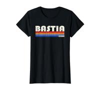 Bastia Corse Style Rétro Années 70 80 T-Shirt Graphique avec Valeur