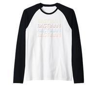 Bastiaan T-Shirt prénom Mon t-Shirt personnalisé nommé Manche Raglan