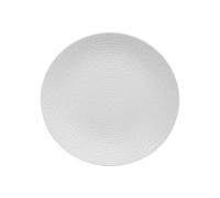 BASTIDE-Assiette plate en grès blanche Ayra - diamètre 27 cm
