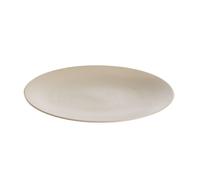 BASTIDE DIFFUSION-Assiette plate Vesuvio blanche en grès diamètre 27 cm