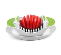BASTIDE DIFFUSION-Coupe-tomate en plastique et inox vert et blanc