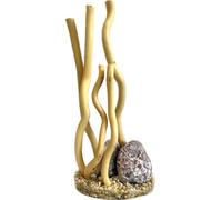 BASTIDE DIFFUSION-Décor de branches sur socle pour aquarium en chanvre et résine Tyrol Zebra