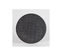 BASTIDE DIFFUSION-Assiette plate Vesuvio noire diamètre 27 cm