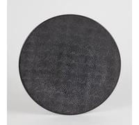 Assiette plate Vésuvio noir 27 cm (lot de 6) Table passion
