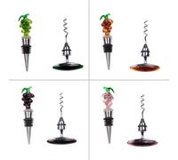 BASTIDE-Ensemble de 2 accessoires fantaisie pour le vin en inox