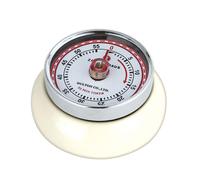 BASTIDE-Minuteur en acier coloris crème Zassenhaus Speed - diamètre 9,2 x H 4 cm