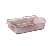 BASTIDE-Plat à four rectangulaire en porcelaine marron Ely - 31 x 17 x H 7 cm