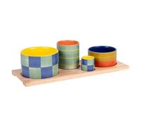 Service apéritif 4 pièces capri 34,5cm