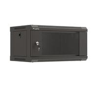 Bastidor de pared Lanberg WF03-5304-10B 4U 60 kg Bloqueo Rieles rack Negro