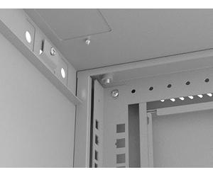 Bastidor de pared Lanberg WF03-5306-10S 6U 60kg Bloqueo teclado Rieles rack Gris