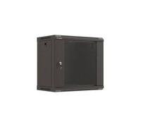 Bastidor de pared Lanberg WF03-5309-10B 9U 60kg con bloqueo y rieles de rack negro