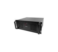 Lanberg Boîtier serveur SC01-3504-10B 19" 4U ATX 3 baies 2 ventilateurs 2x USB 2.0 Noir