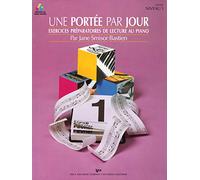 Bastien Jane Methode Piano Bastien Une Portee Par Jour Niveau 1 Pf Bk
