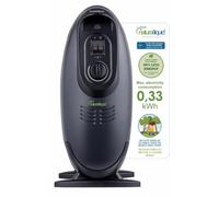 Bastilipo - Mini radiateur écologique avec H2O naturel liquide, 200/400/600 W, 0,4 kw/h, 7 éléments avec thermostat, couleur noir, MR-ECOFLUID-7