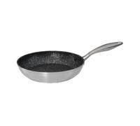 Bastilipo Pro 28 Poêle, Aluminium, Gris, 28 Cm Poêle Polyvalente Rond Noir