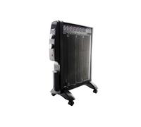 Bastilipo - Radiateur mica 1500 W, thermostat, noir, PRM-1500