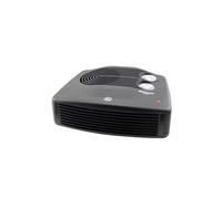 Termoventilador horizontal premium negro, 1000/2000W, termostato, silencioso (58dB) - Modelo: THP-2000N