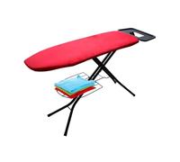 Bastilipo Table à Repasser Professionnelle 120 x 38 cm, Housse 100% Coton, Support pour Centre de Repassage, Porte-vêtements, Serrure de sécurité. - Modèle : Bordeaux