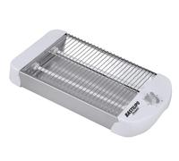 Bastilipo - Grille-pain plat, 600 W, 2 éléments chauffants, minuterie mécanique, blanc, TPB-600